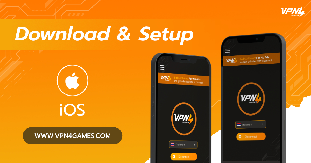 How to use the VPN4Games program on iOS | VPN4Games